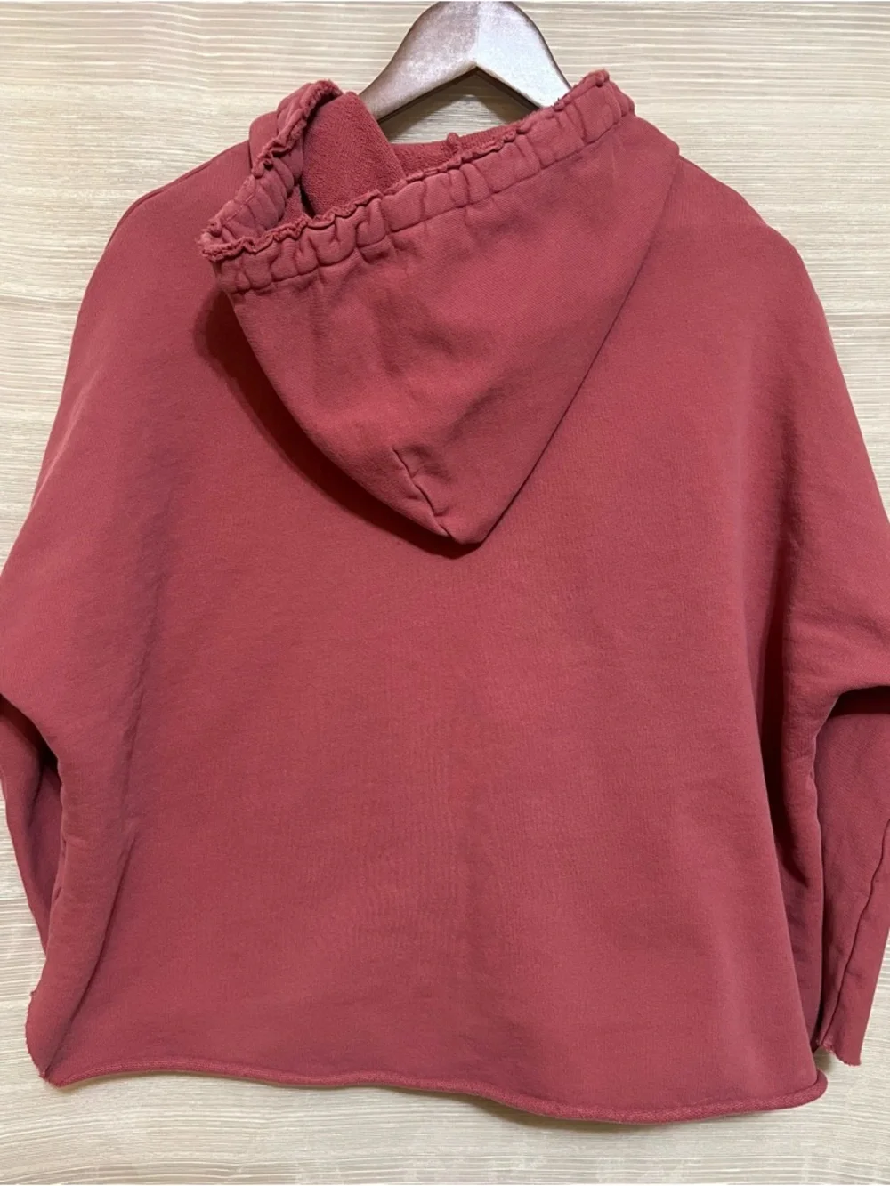 Frank & Eileen Tee Lab Kane Capelet Hoodie XS Spice Cotton Sweatshirt - Picture 2 of 7